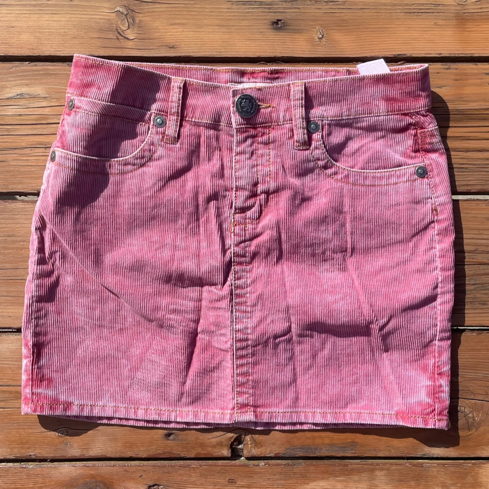 vintage corduroy tommy jeans mini skirt